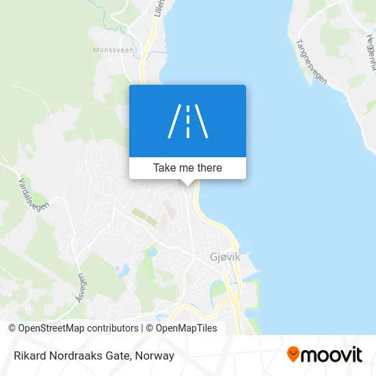 Rikard Nordraaks Gate map