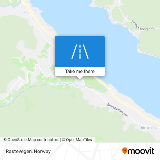 Røstevegen map