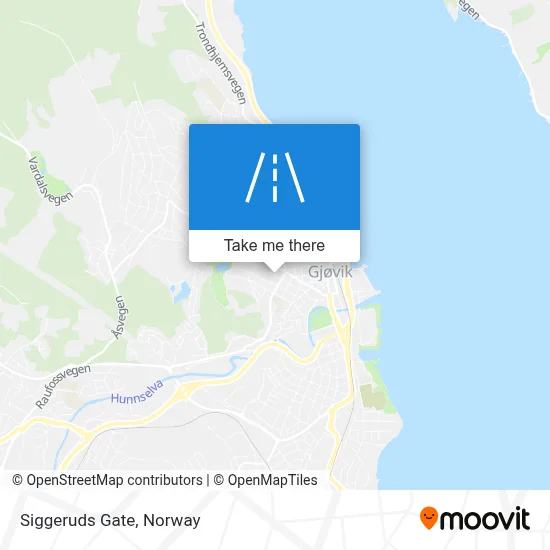 Siggeruds Gate map