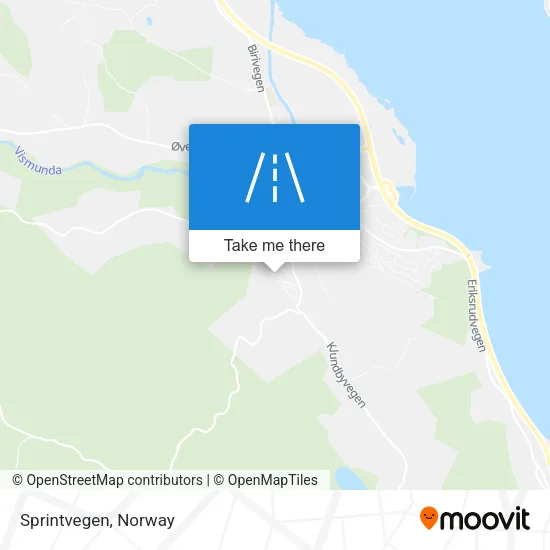 Sprintvegen map