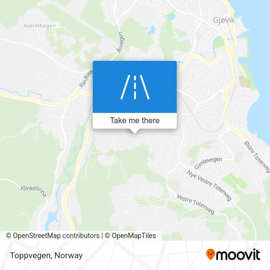 Toppvegen map