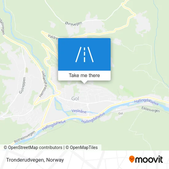 Tronderudvegen map