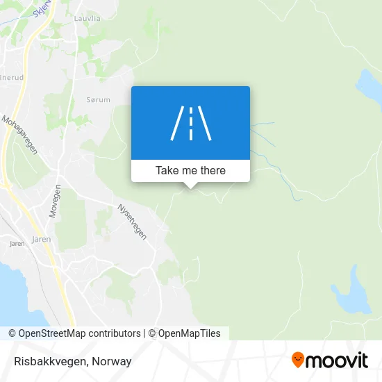 Risbakkvegen map