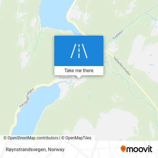 Røynstrandsvegen map