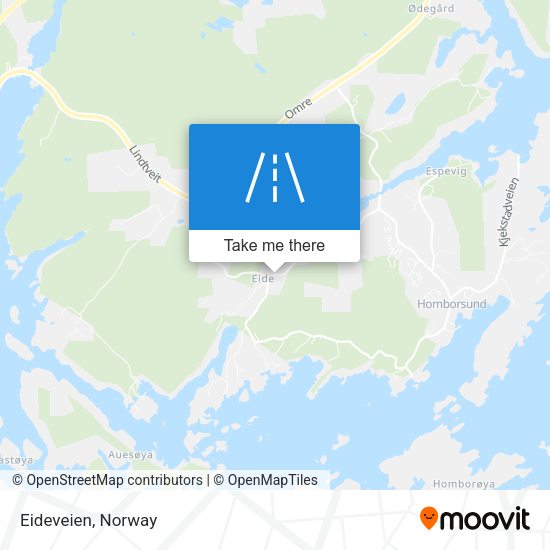 Eideveien map