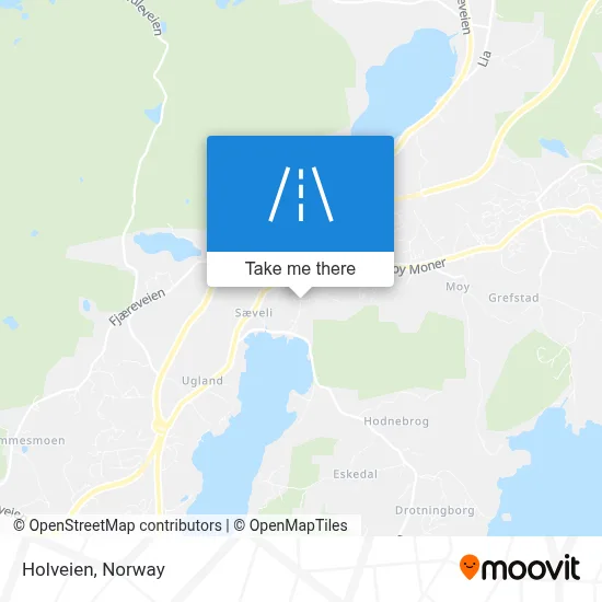 Holveien map