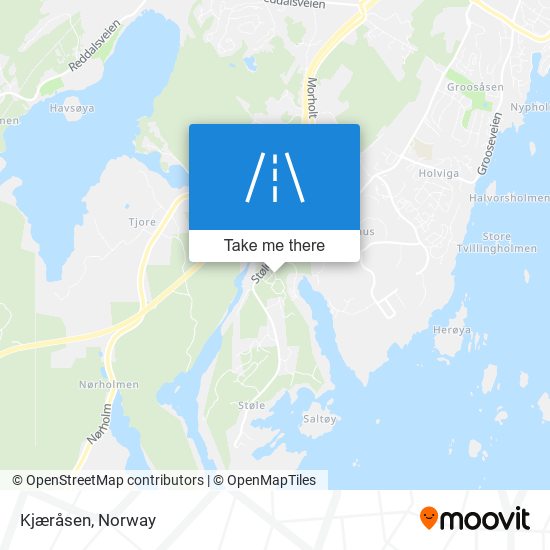 Kjæråsen map