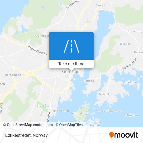 Løkkestredet map