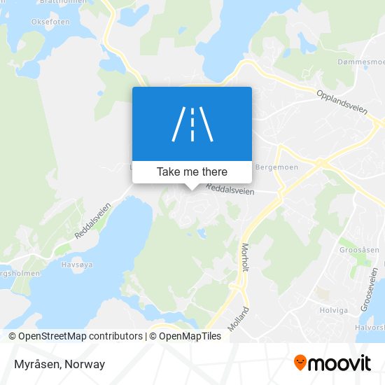 Myråsen map