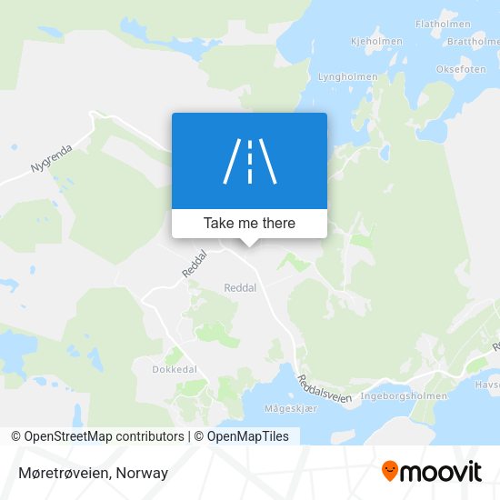 Møretrøveien map