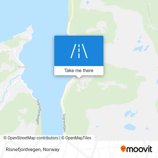 Risnefjordvegen map