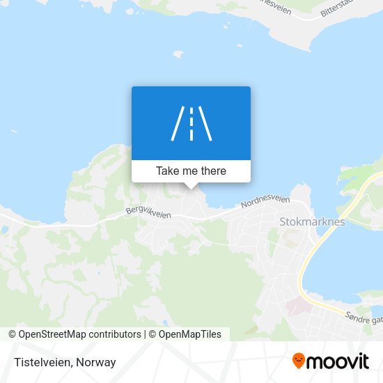 Tistelveien map