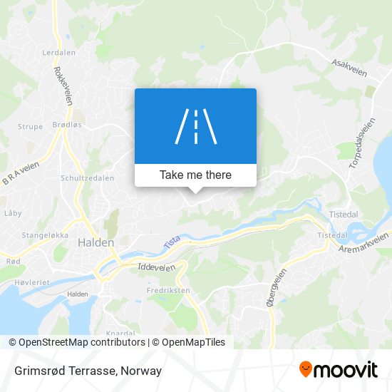 Grimsrød Terrasse map