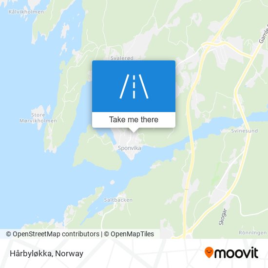 Hårbyløkka map