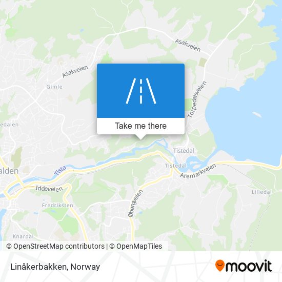 Linåkerbakken map