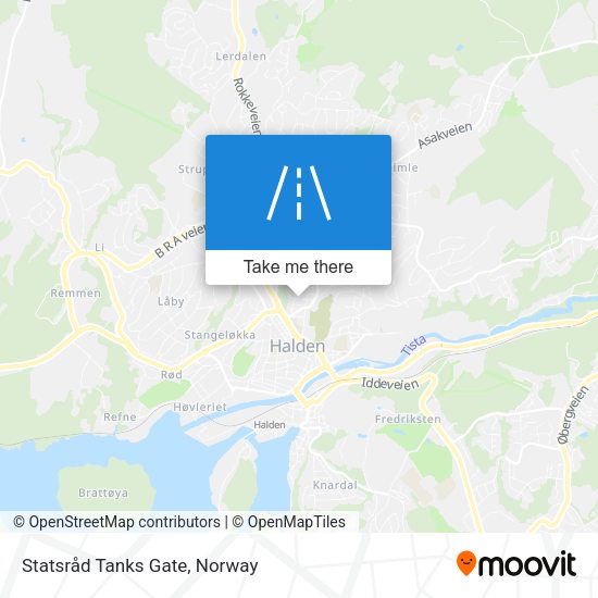 Statsråd Tanks Gate map