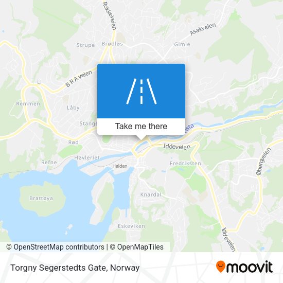 Torgny Segerstedts Gate map