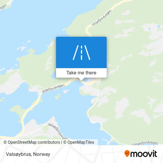Valsøybrua map