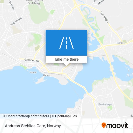 Andreas Sæhlies Gate map