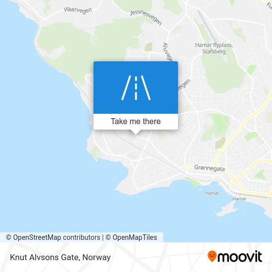 Knut Alvsons Gate map