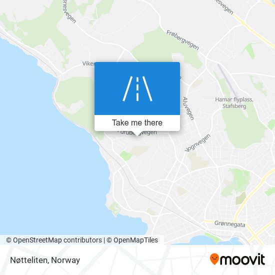 Nøtteliten map