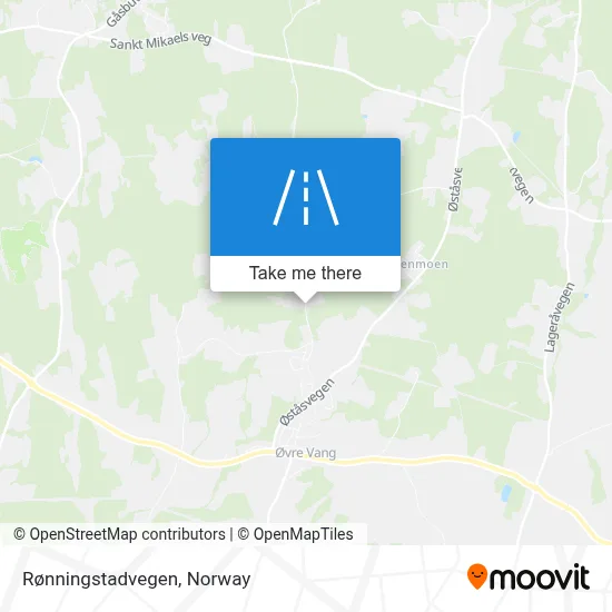 Rønningstadvegen map