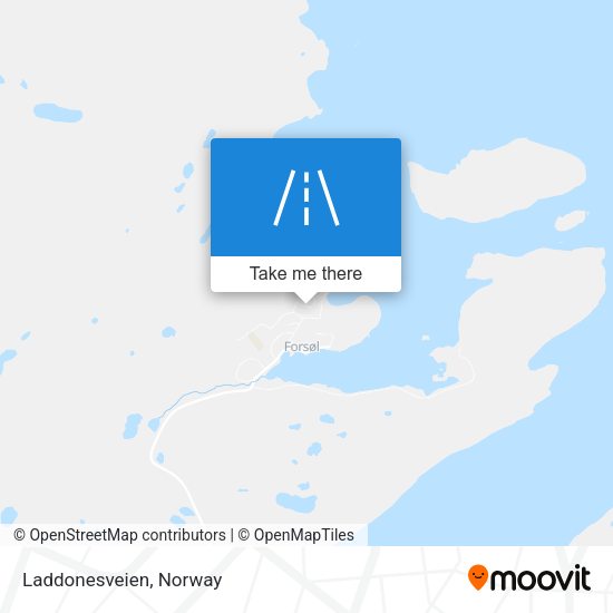 Laddonesveien map