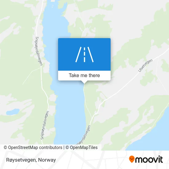 Røysetvegen map