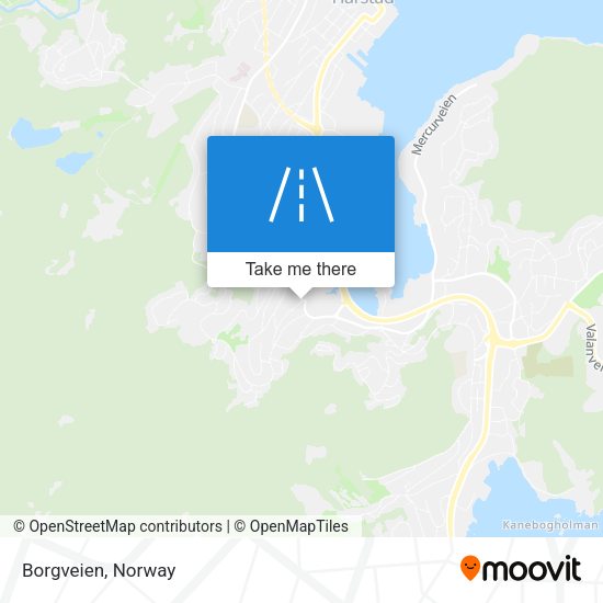 Borgveien map