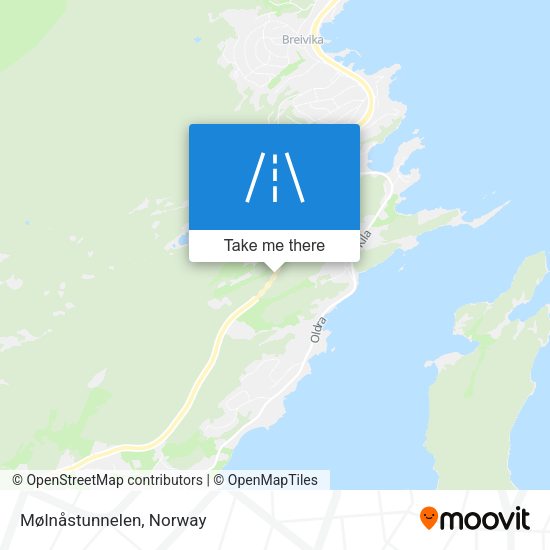 Mølnåstunnelen map