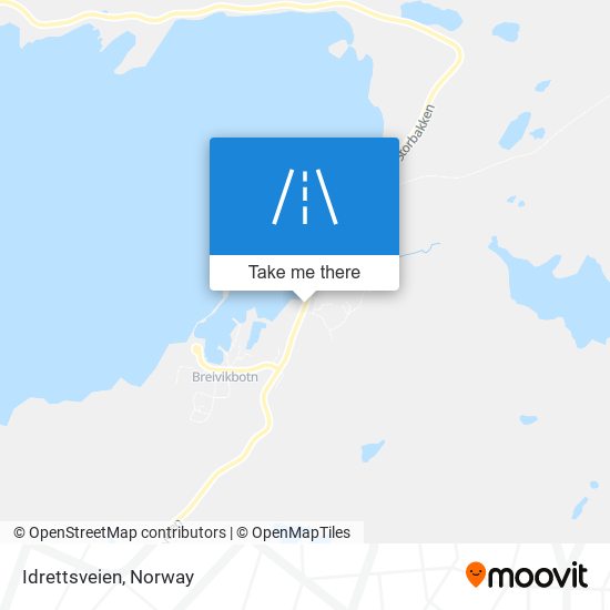 Idrettsveien map