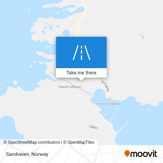 Sandveien map