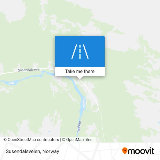 Susendalsveien map