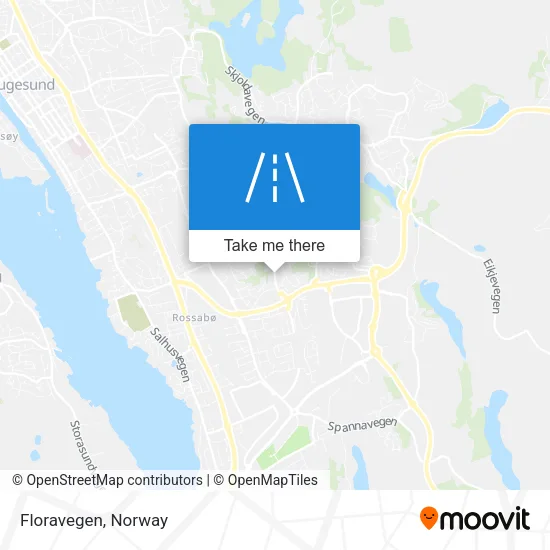 Floravegen map