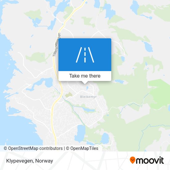 Klypevegen map