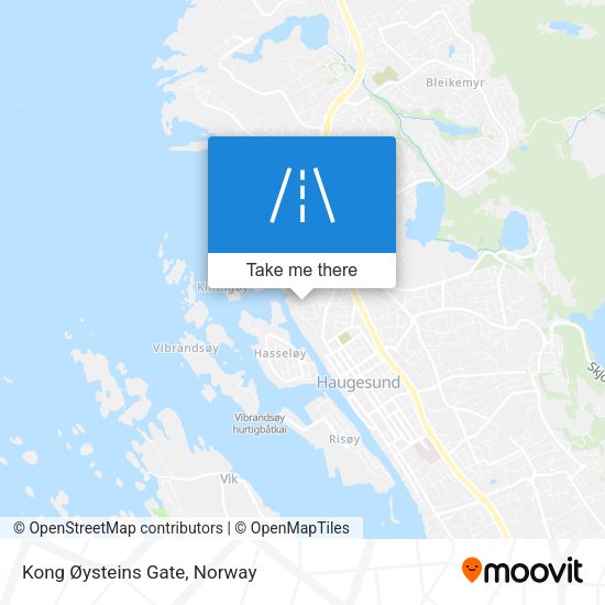 Kong Øysteins Gate map
