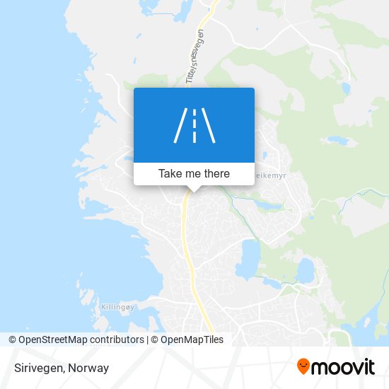 Sirivegen map