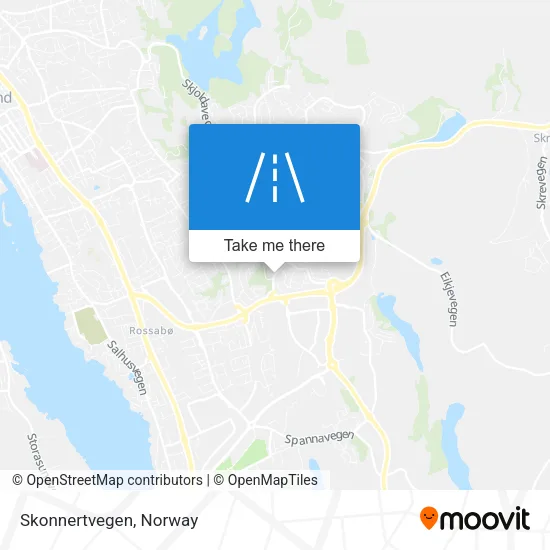 Skonnertvegen map