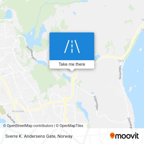 Sverre K. Andersens Gate map