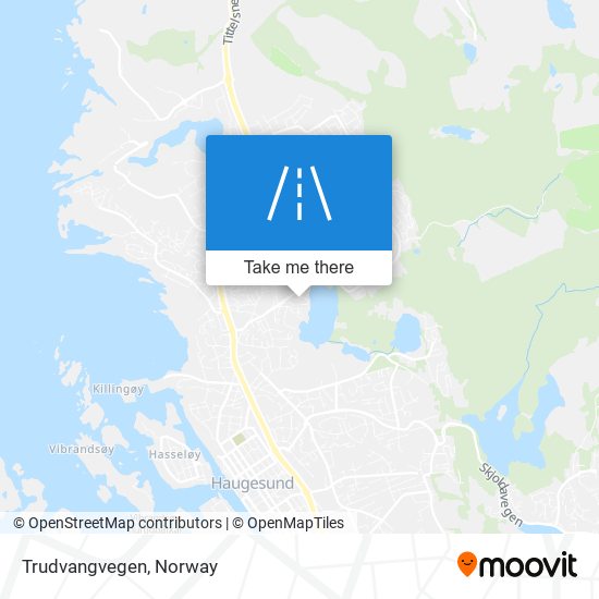 Trudvangvegen map