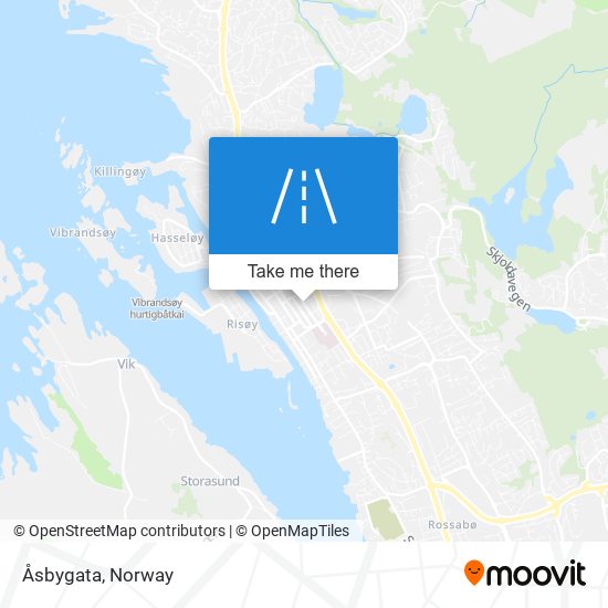 Åsbygata map