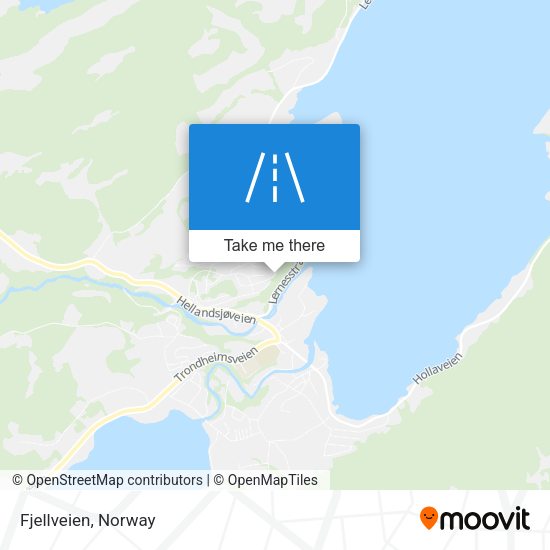 Fjellveien map