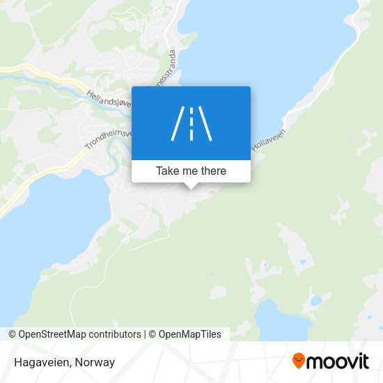 Hagaveien map