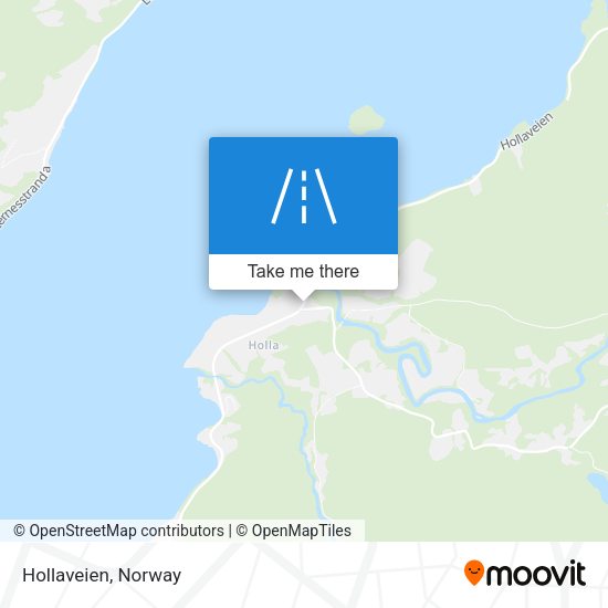 Hollaveien map