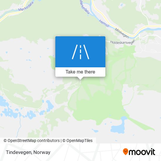 Tindevegen map