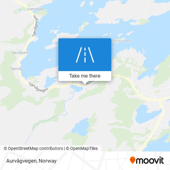 Aurvågvegen map