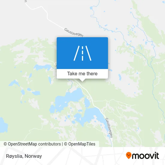 Røyslia map
