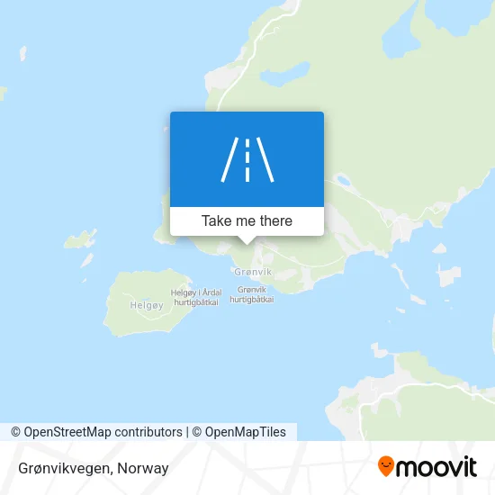 Grønvikvegen map