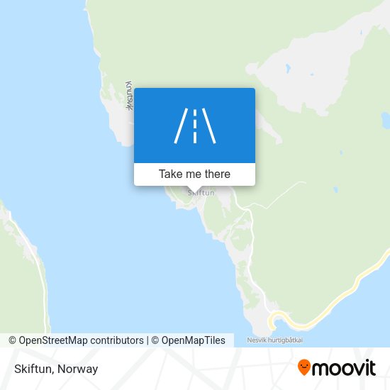 Skiftun map