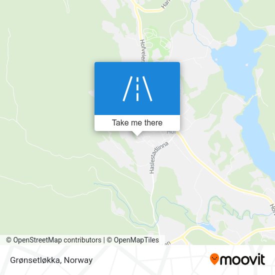 Grønsetløkka map